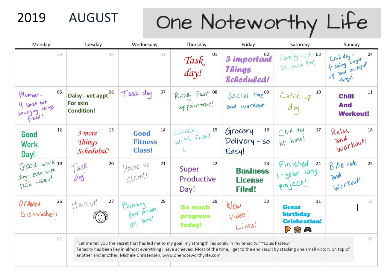 Calendar For Onenote Printable Template Calendar